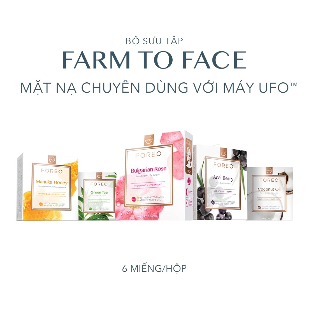 Mặt nạ Foreo UFO Activated Mask Farm to Face Collection