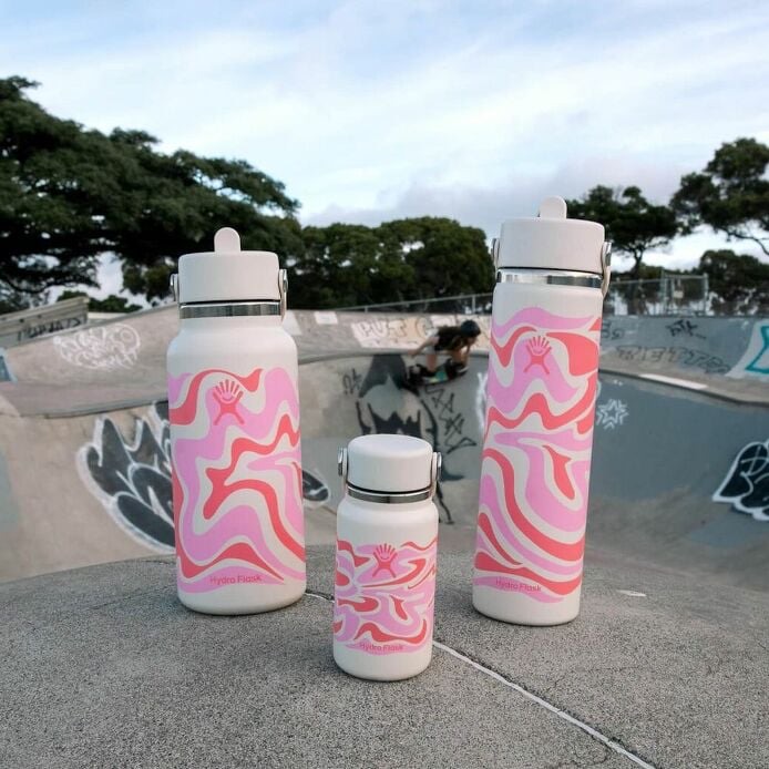 Bình giữ nhiệt Hydro Flask Wide Flex Straw Cap 24 OZ (710ml) - Callie Pink (Limited Edition)