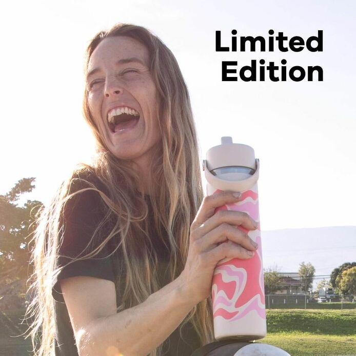 Bình giữ nhiệt Hydro Flask Wide Flex Straw Cap 24 OZ (710ml) - Callie Pink (Limited Edition)
