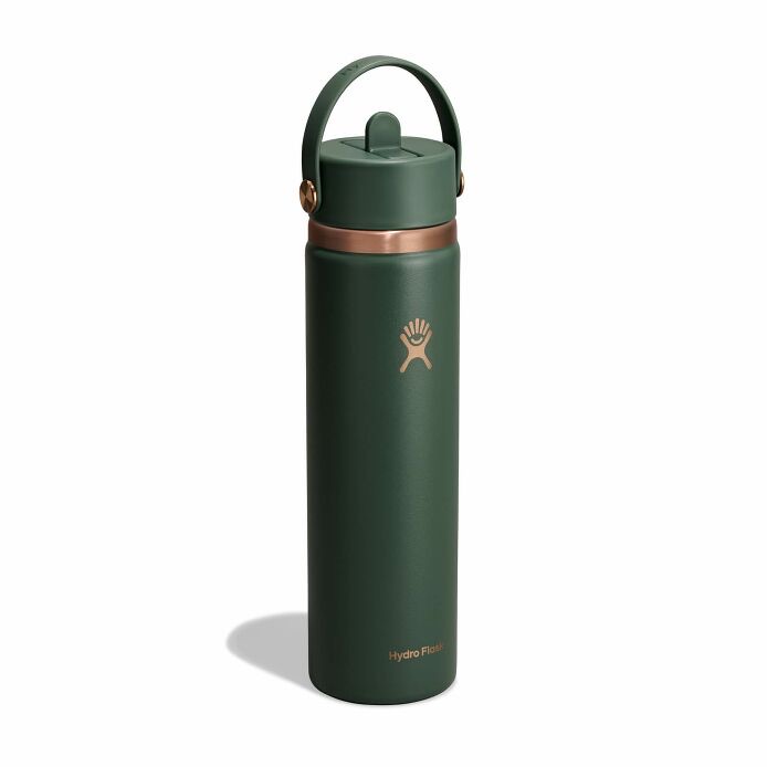 Bình giữ nhiệt Hydro Flask Wide Flex Straw Cap 24 OZ (710ml) - Forest Green ARC (Limited Edition)