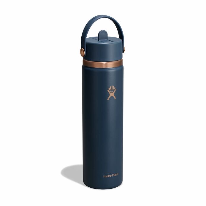 Bình giữ nhiệt Hydro Flask Wide Flex Straw Cap 24 OZ (710ml) - Harbor Blue ARC (Limited Edition)