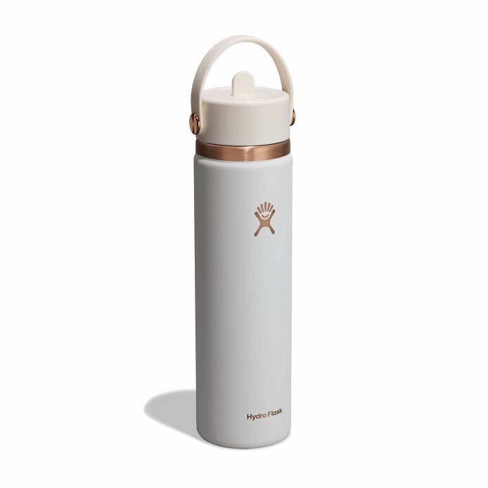 Bình giữ nhiệt Hydro Flask Wide Flex Straw Cap 24 OZ (710ml) - Chalk White ARC (Limited Edition)