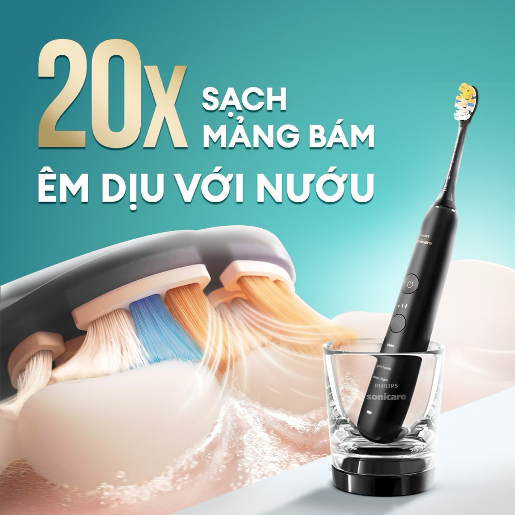 Bàn chải điện Philips Sonicare DiamondClean 9000 HX9914