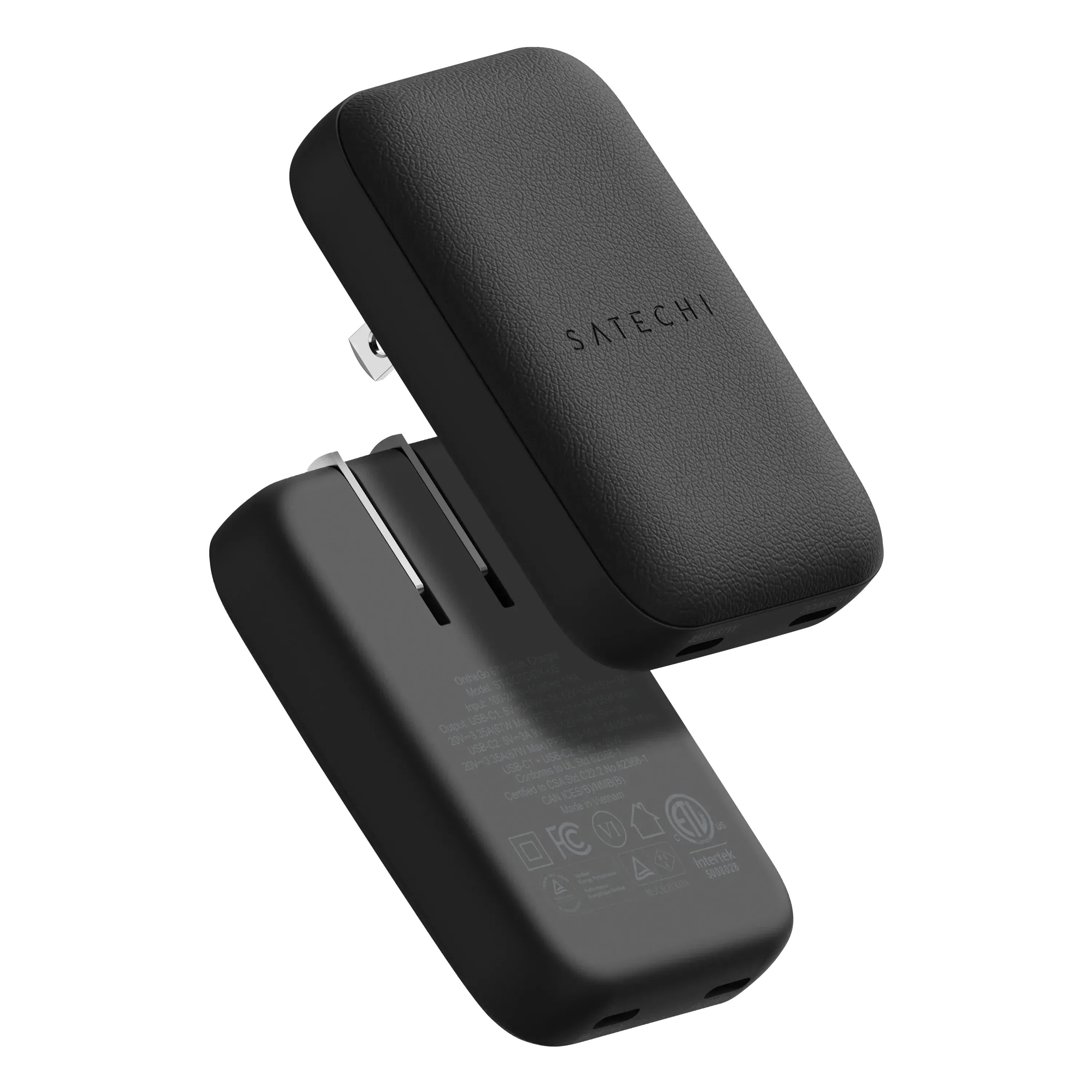 Củ Sạc Tường Satechi OntheGo 67W 2 Cổng USB-C