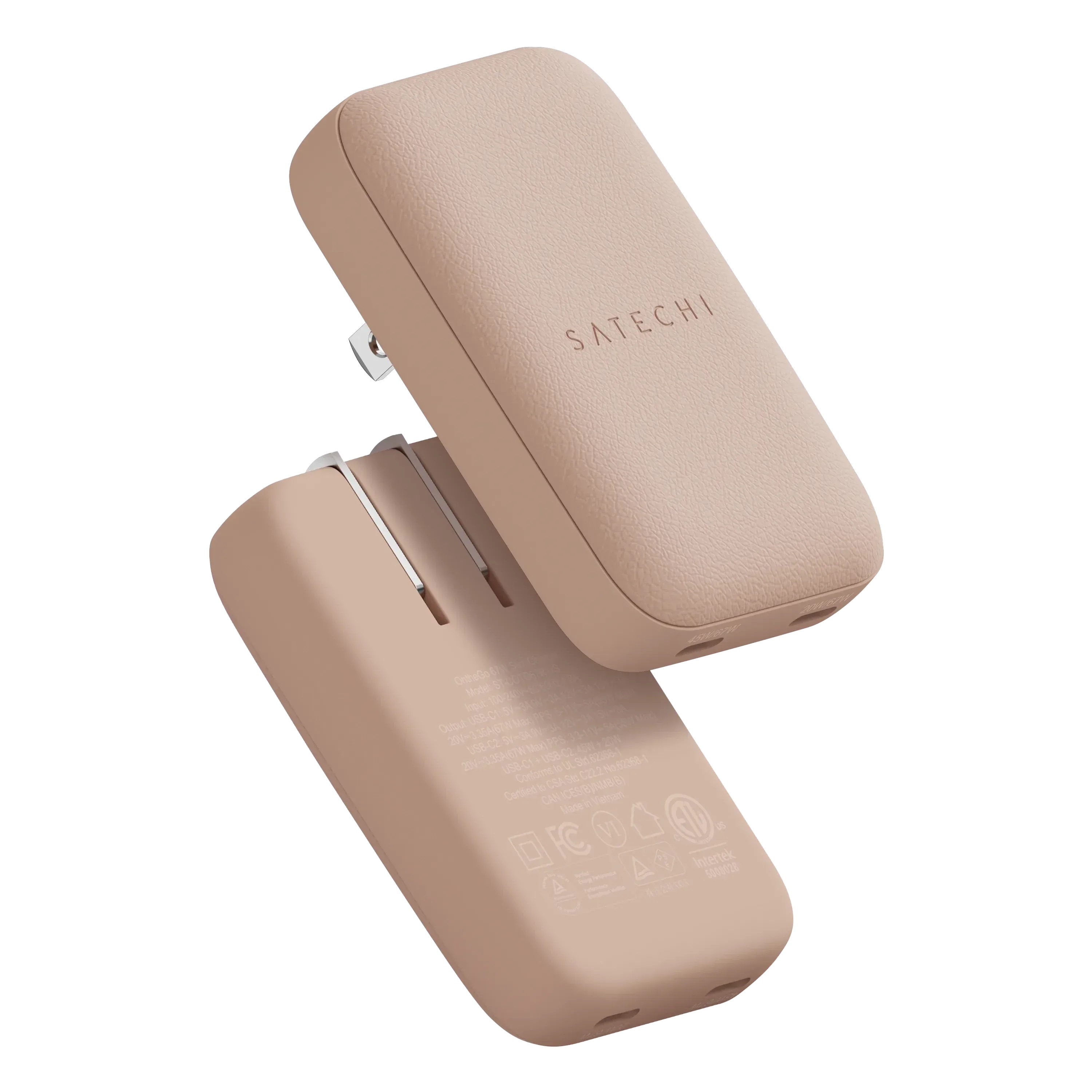 Củ Sạc Tường Satechi OntheGo 67W 2 Cổng USB-C