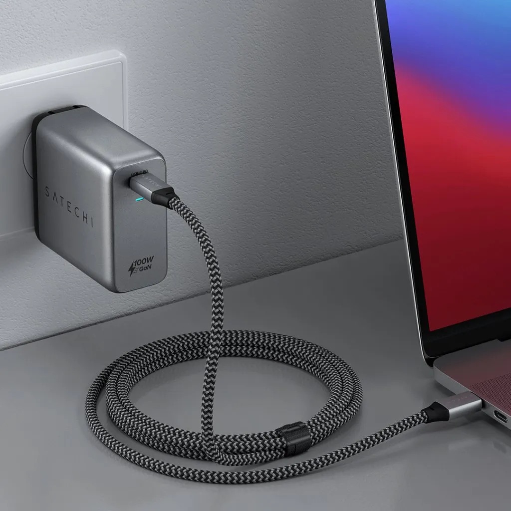 Cục sạc nhanh Satechi USB-C 100W PD GaN