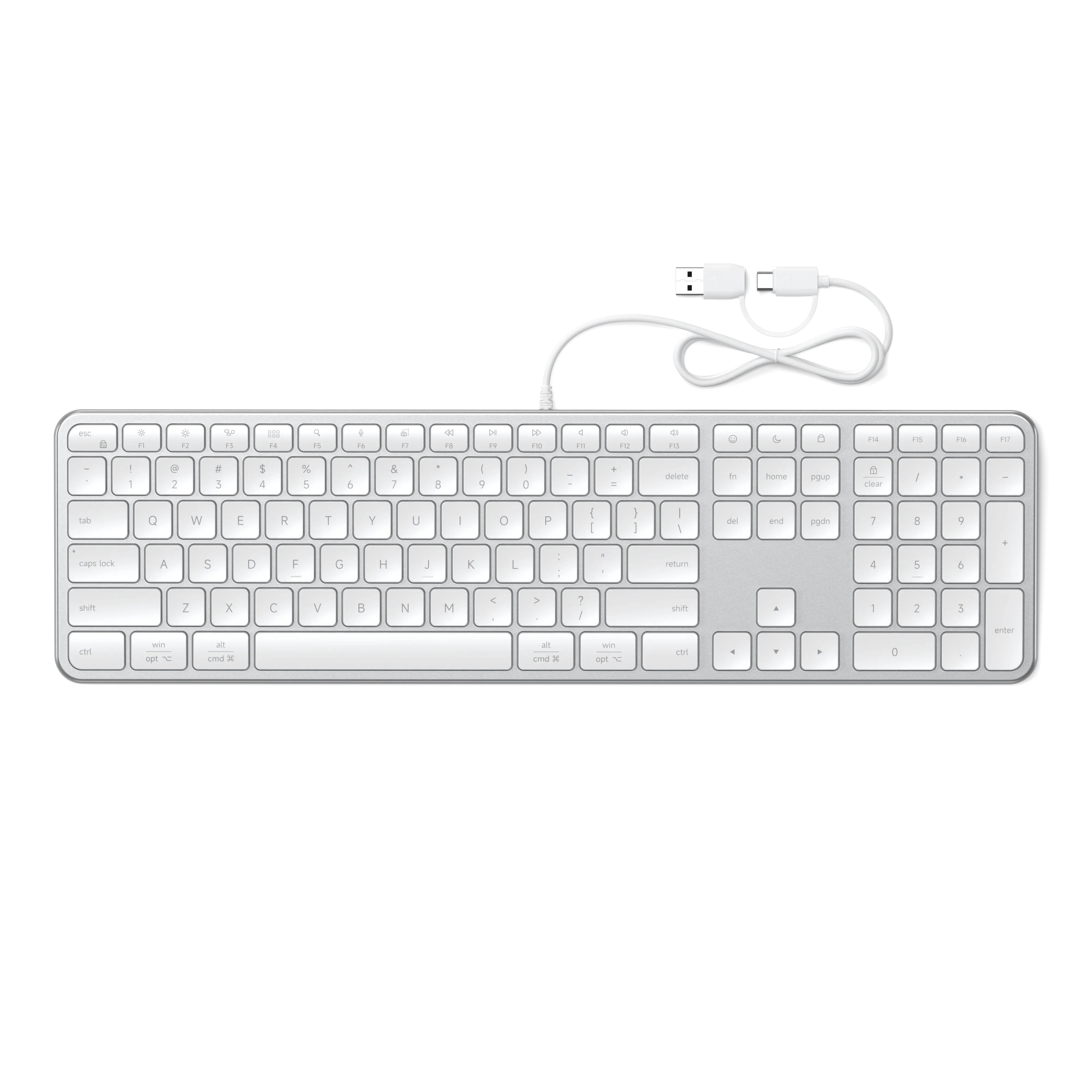 Bàn Phím Có Dây Satechi Slim LX3 Wired Keyboard
