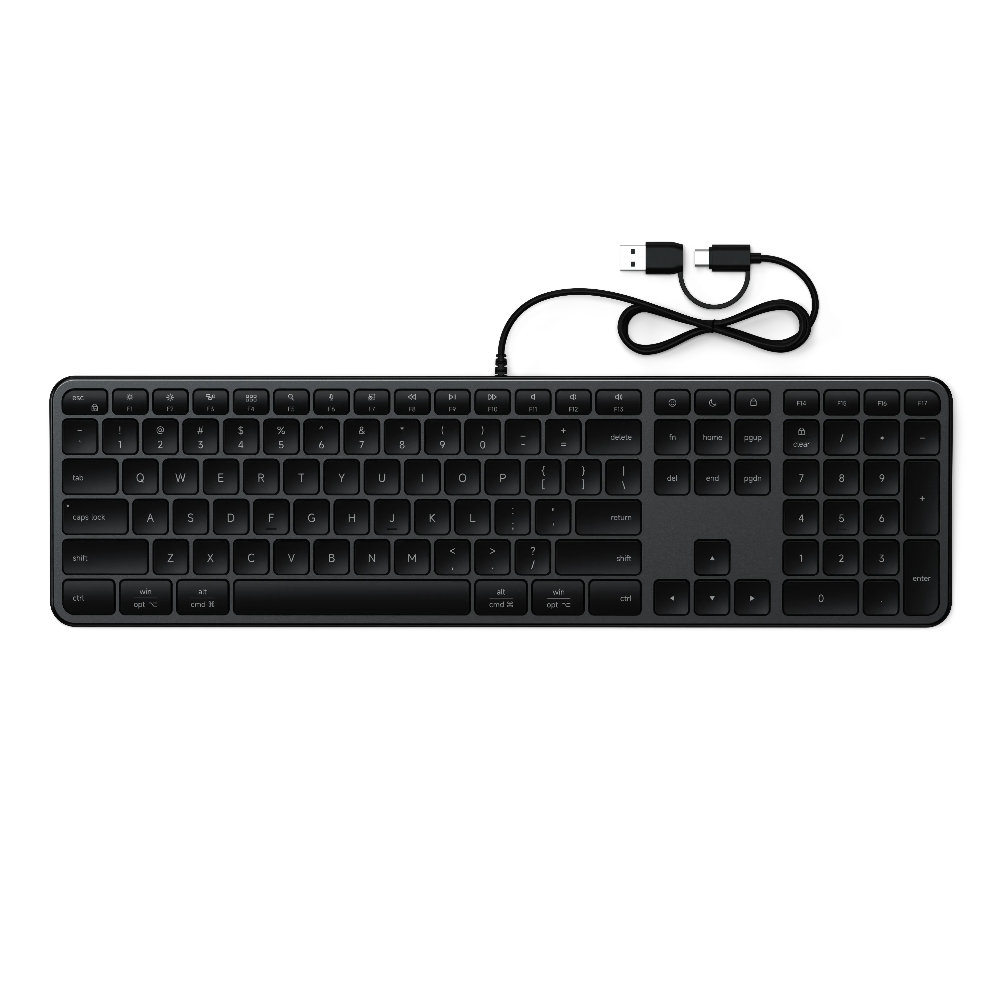 Bàn Phím Có Dây Satechi Slim LX3 Wired Keyboard