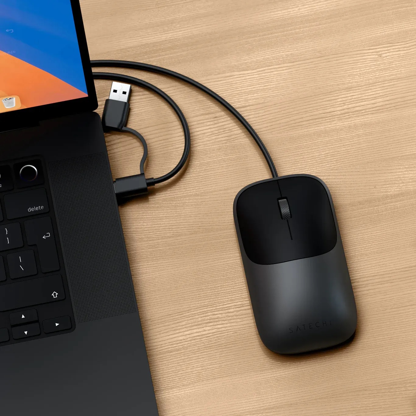 Chuột có dây Satechi Slim LX Wired Mouse