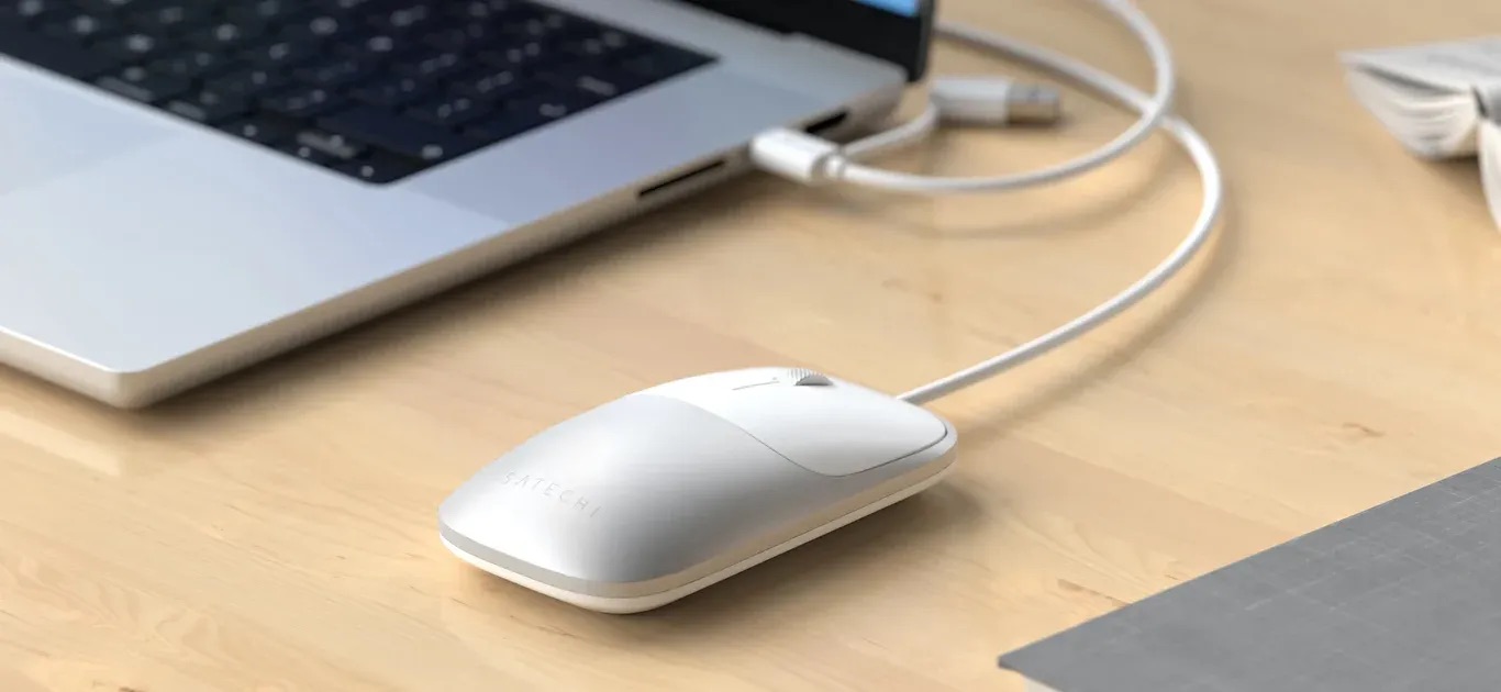Chuột có dây Satechi Slim LX Wired Mouse