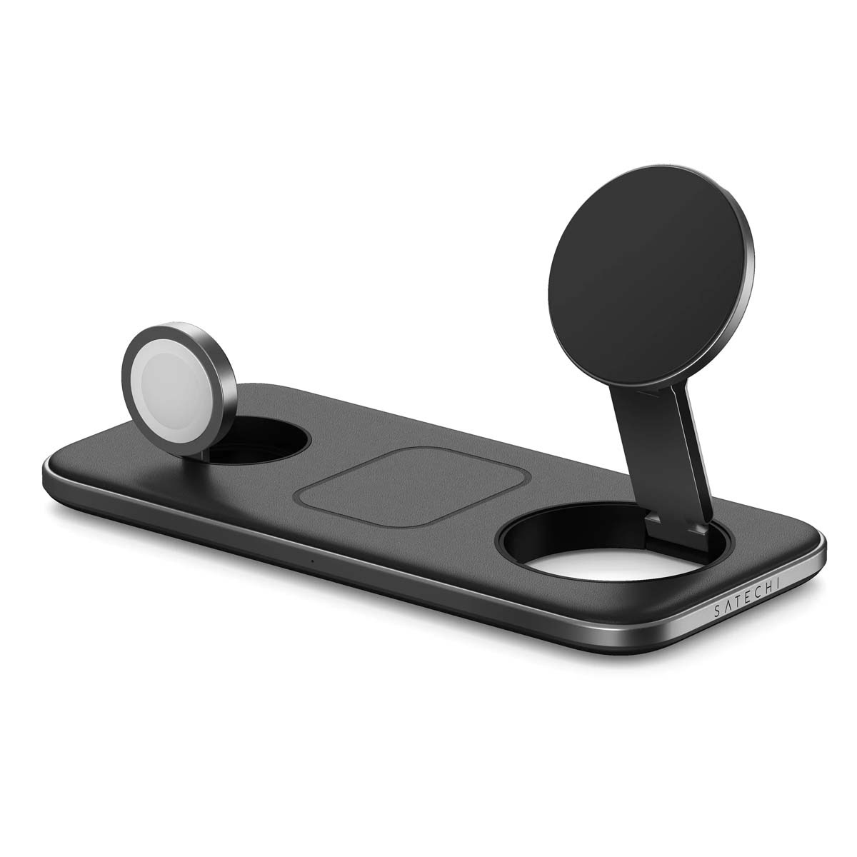 Đế sạc không dây Satechi 3 in 1 Qi2 Trio Wireless Charging Pad