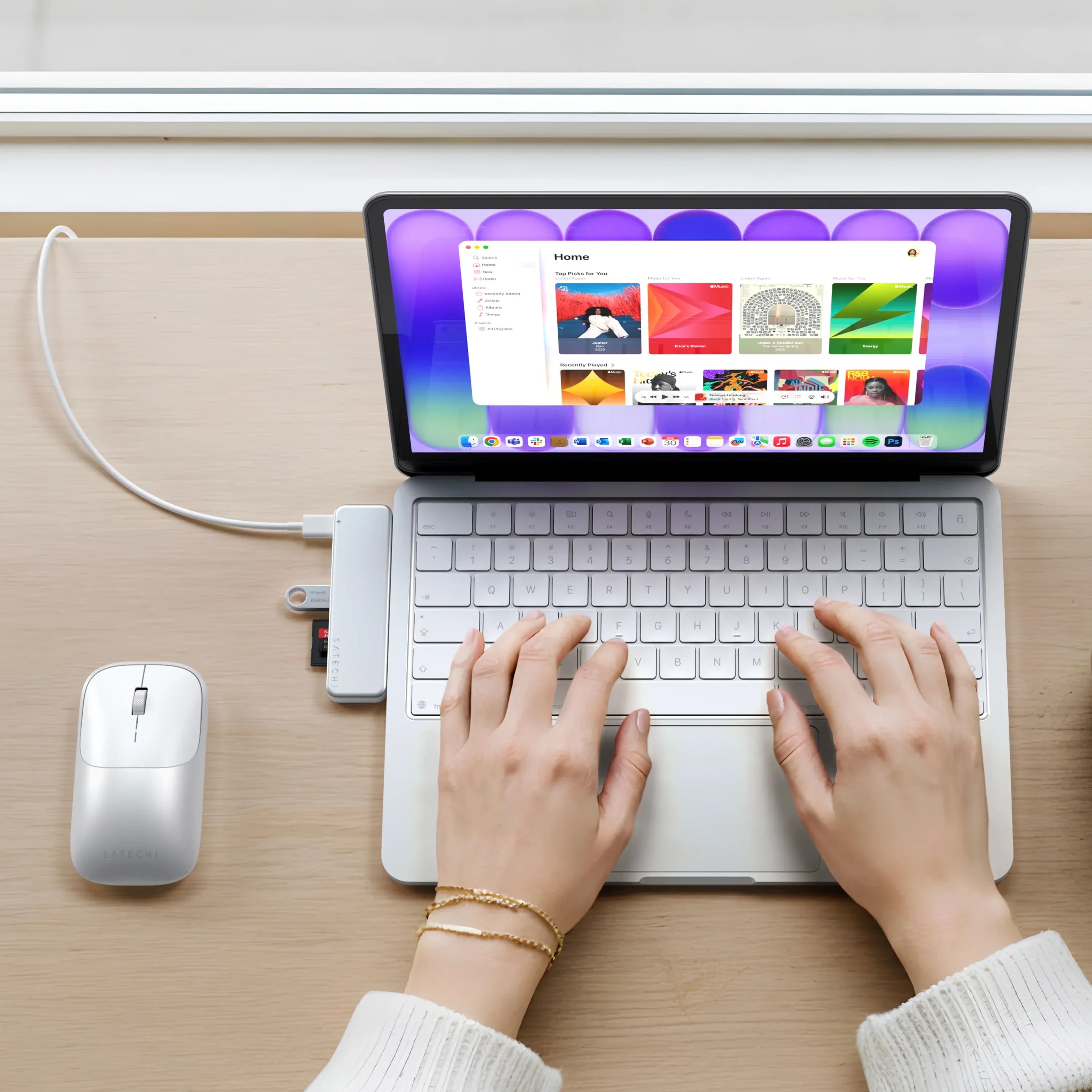 Hub chuyển đổi Satechi USB-C Snap 6in2