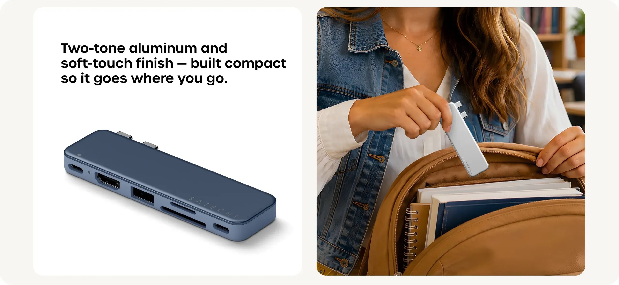 Hub chuyển đổi Satechi USB-C Snap 6in2