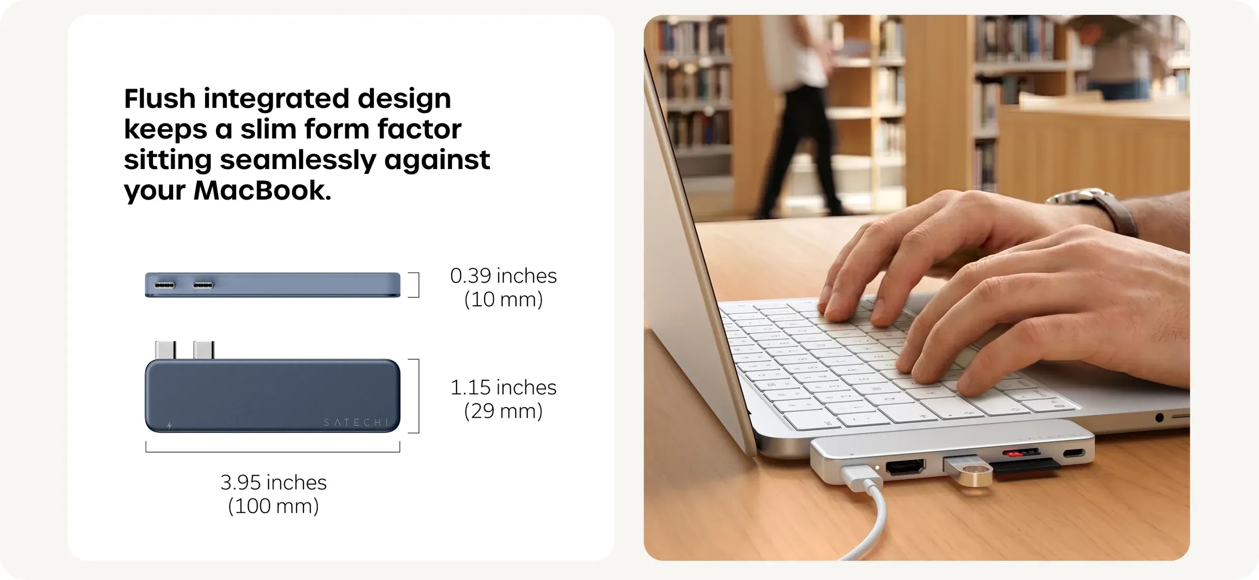 Hub chuyển đổi Satechi USB-C Snap 6in2