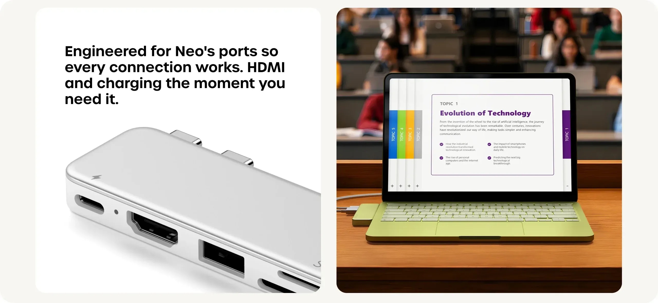 Hub chuyển đổi Satechi USB-C Snap 6in2