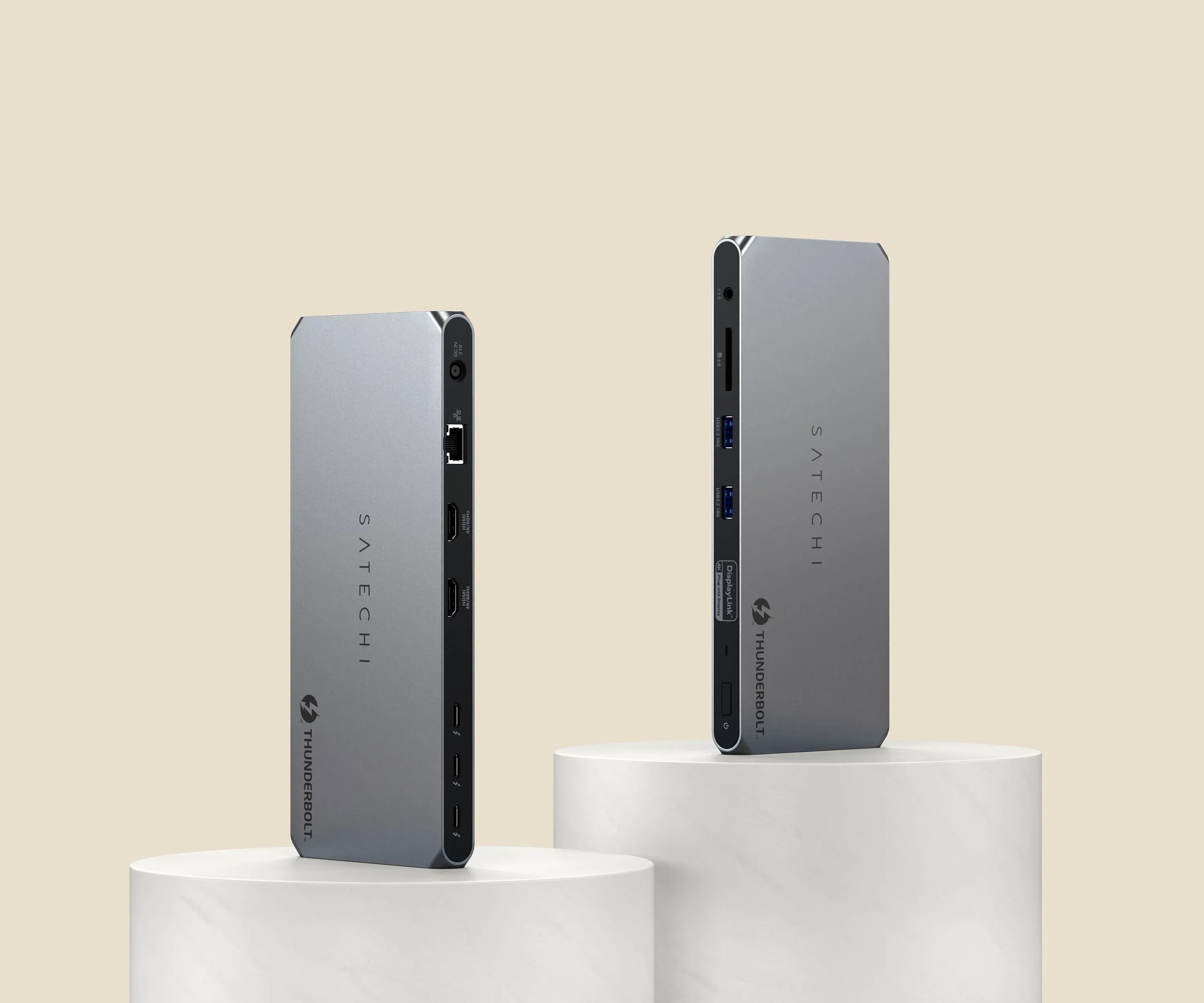 Dock kiêm hub Satechi Thunderbolt 4 With DisplayLink