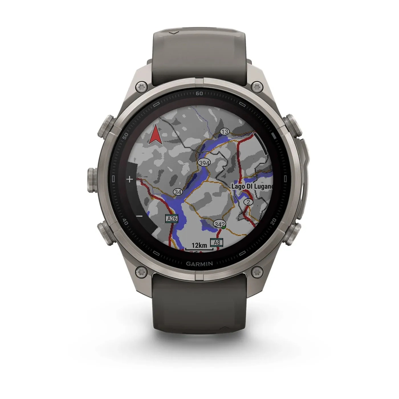 Garmin Fenix 9 Pro - Solar, Titanium, 47mm (Pebble Gray/Silver Gray Silicone Band)