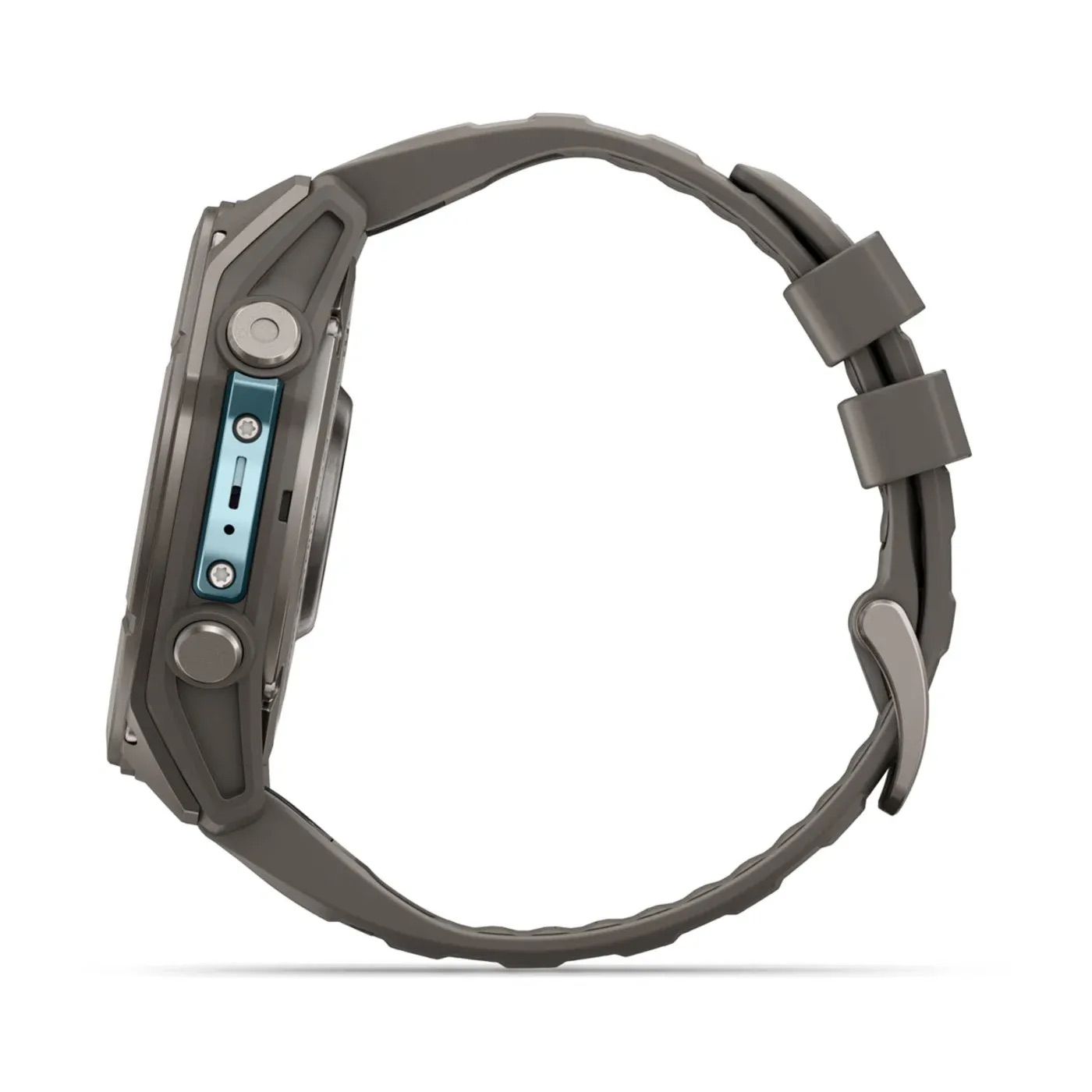 Garmin Fenix 9 – 51mm, Titanium (Pebble Gray Silicone Band)