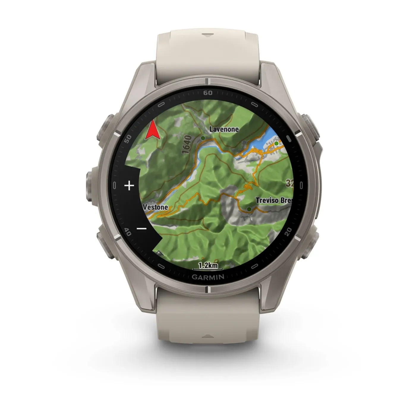 Garmin Fenix 9 – 43mm, Titanium (Fog Gray Silicone Band)