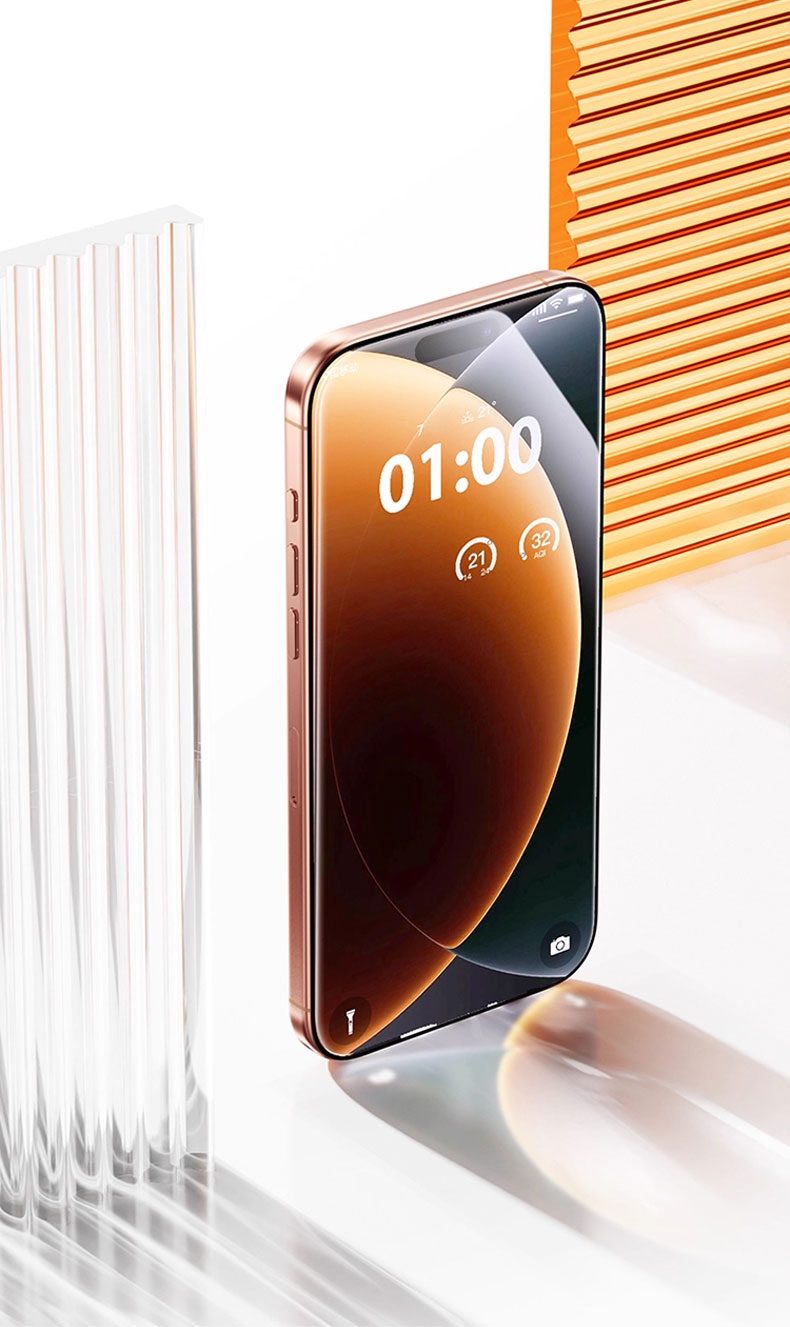 Kính cường lực chống phản quang Mipow Vitalx Ar Hd Premium Silk (iPhone 18 Pro / 17 Pro)