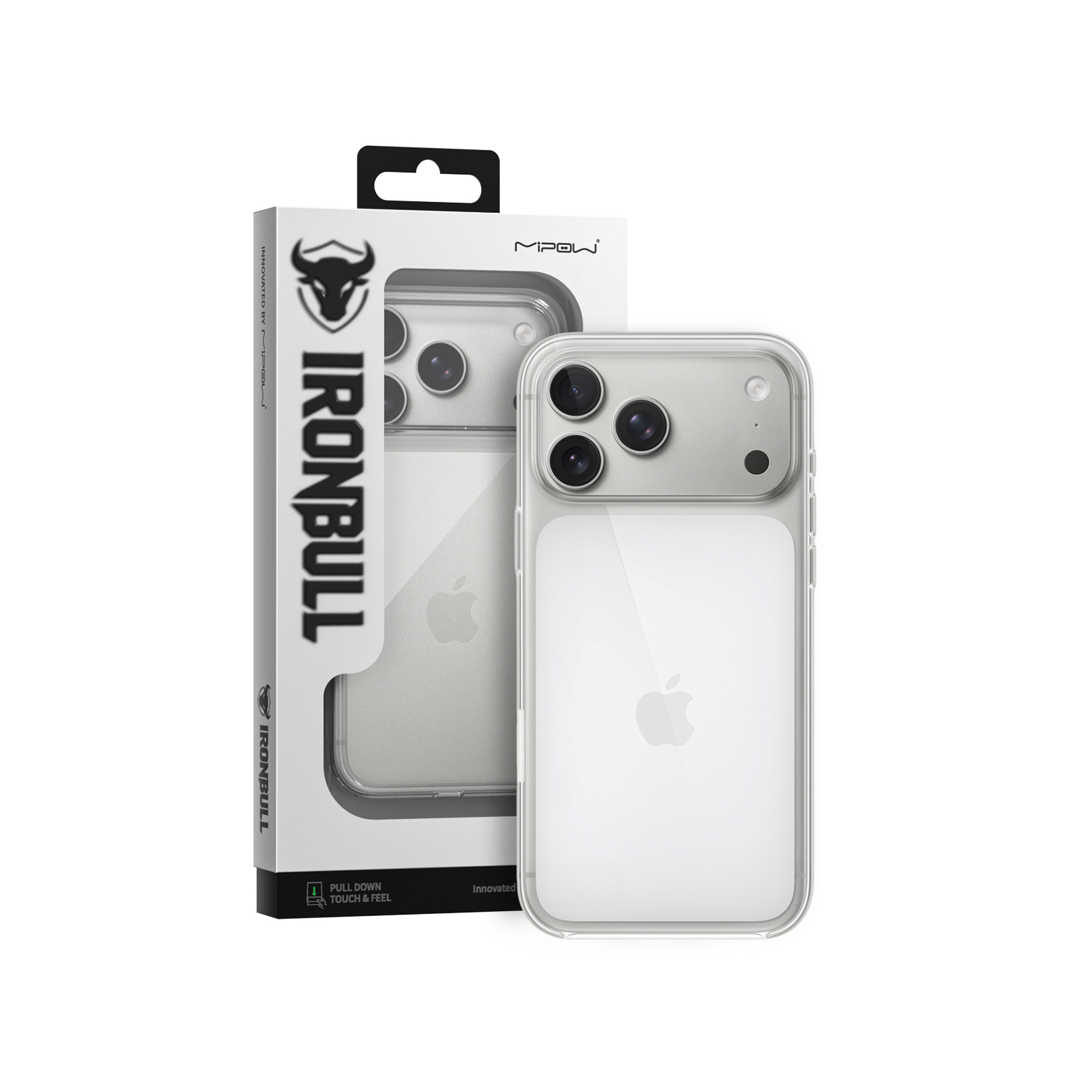 Ốp Lưng Mipow Ironbull Soft TPU Transparent