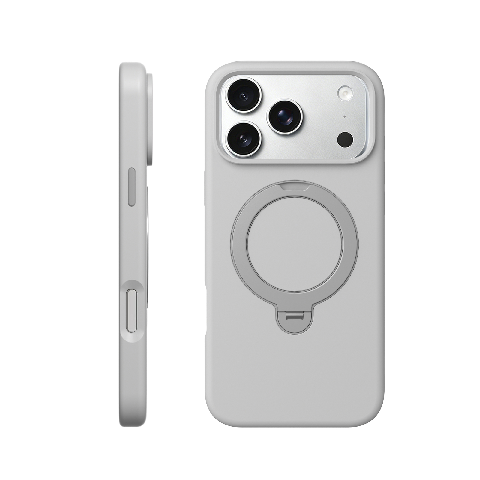Ốp lưng Magsafe iPhone 18 Pro Max Mipow Ironbull SiliconEX Stand