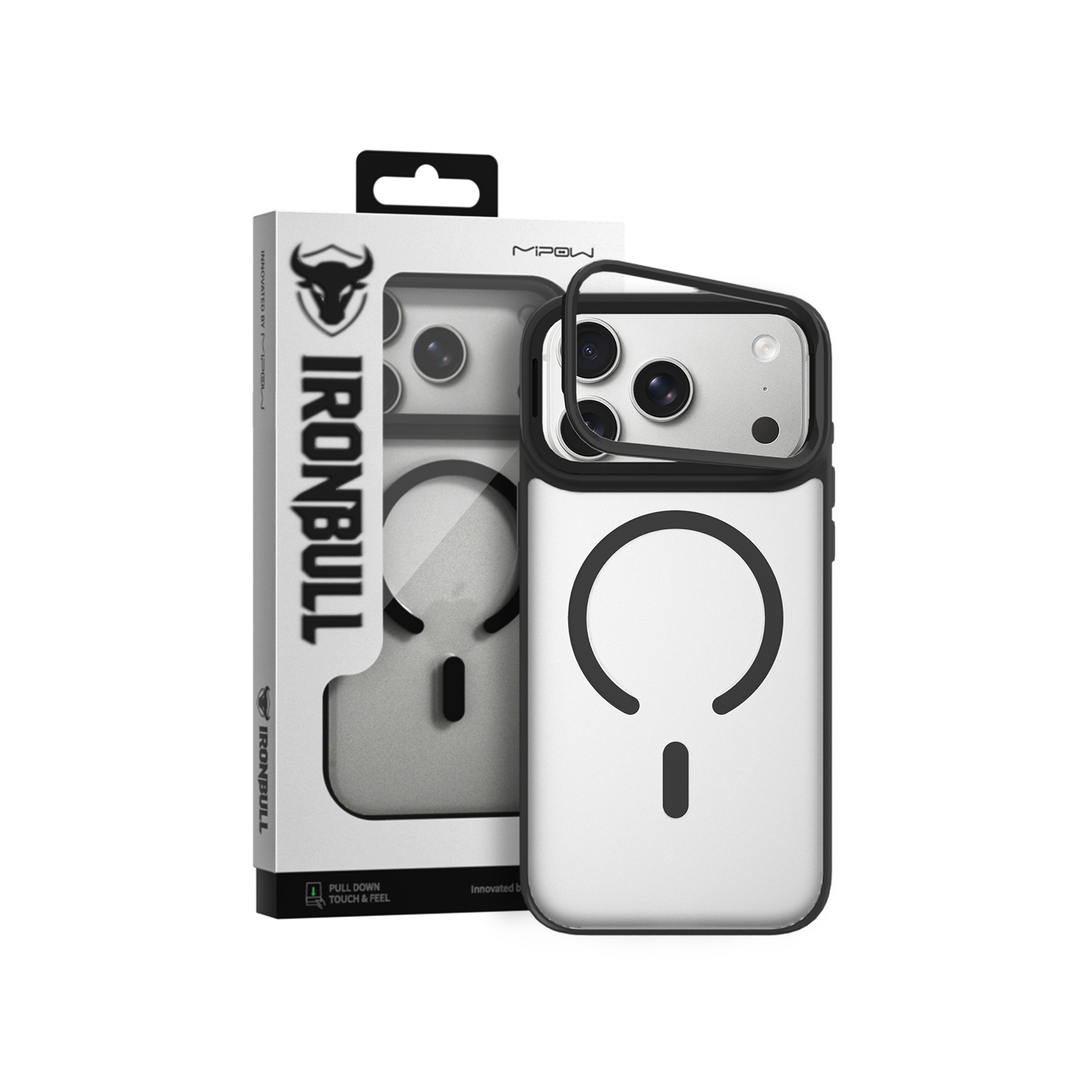 Ốp lưng Magsafe Mipow Ironbull Mattex Camera Stand