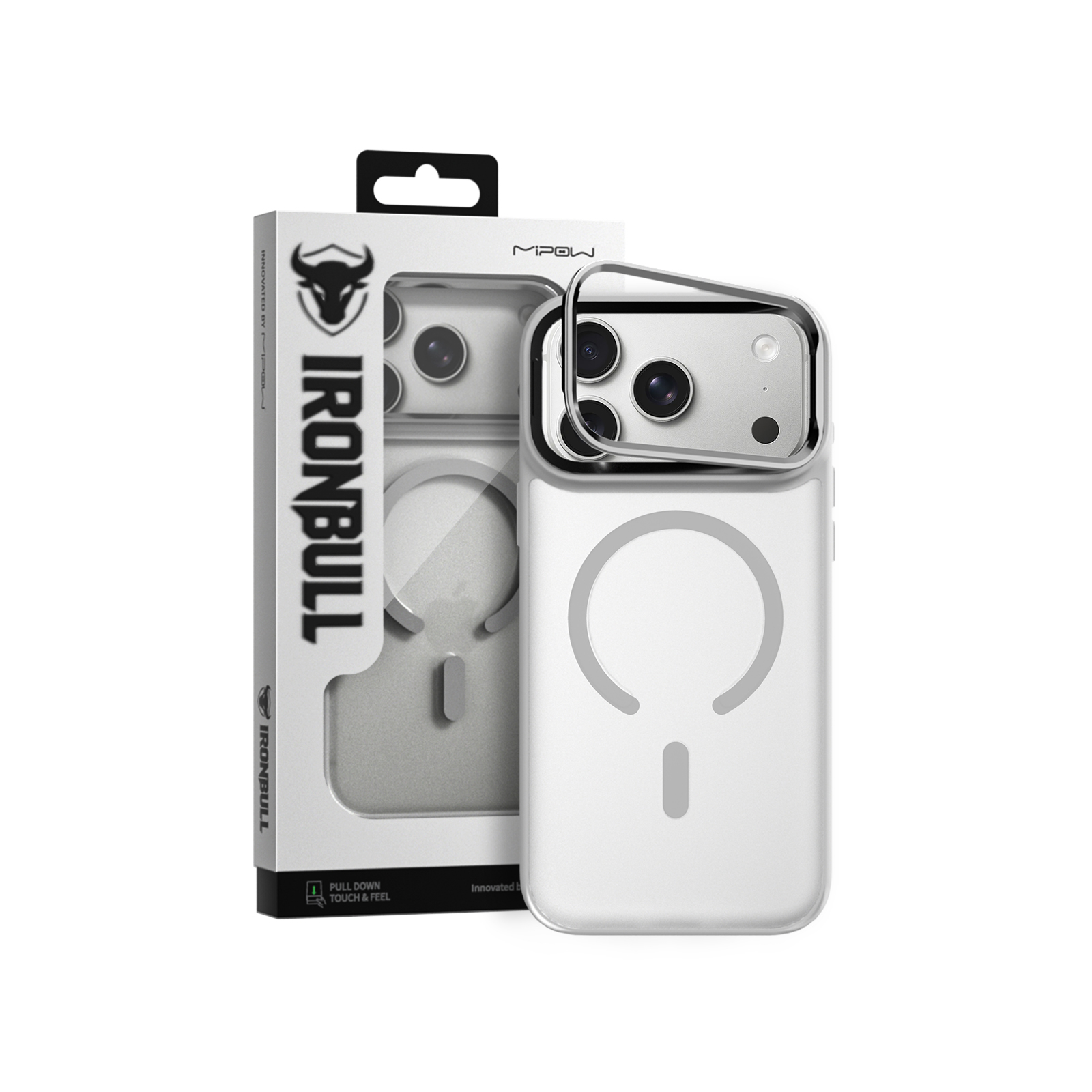 Ốp lưng Magsafe Mipow Ironbull Mattex Camera Stand
