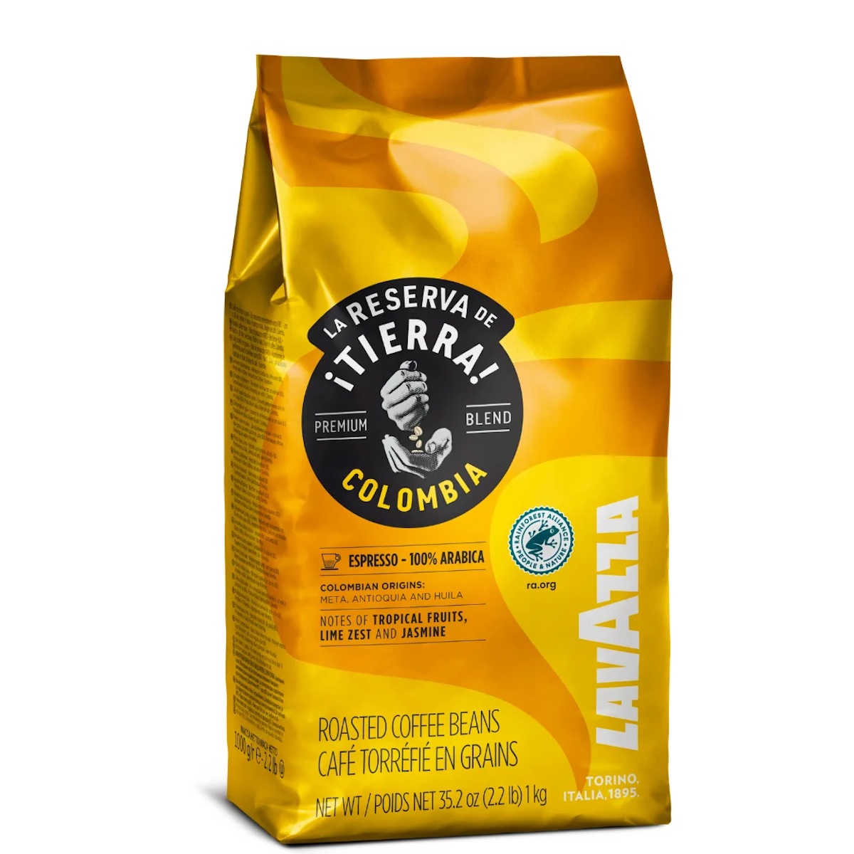 Cà phê hạt Lavazza ¡TIERRA! Colombia (1KG)