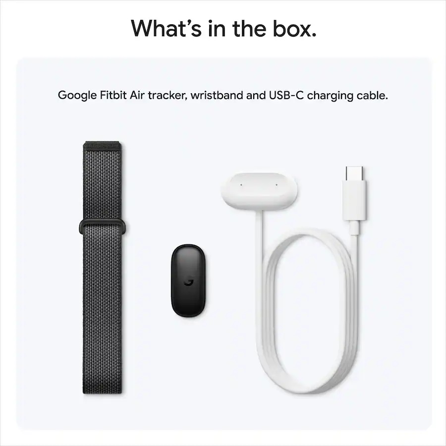 Vòng theo dõi sức khỏe Google Fitbit Air