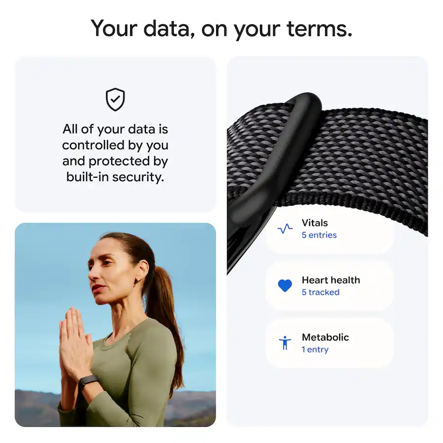 Vòng theo dõi sức khỏe Google Fitbit Air