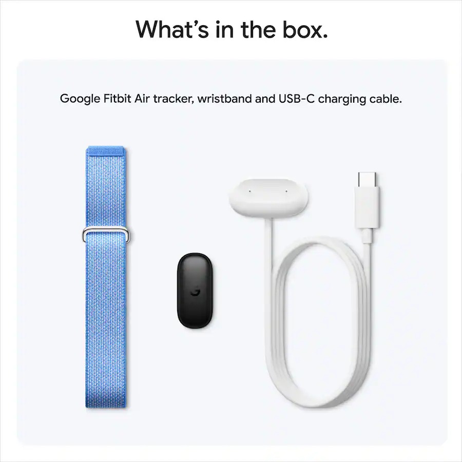 Vòng theo dõi sức khỏe Google Fitbit Air