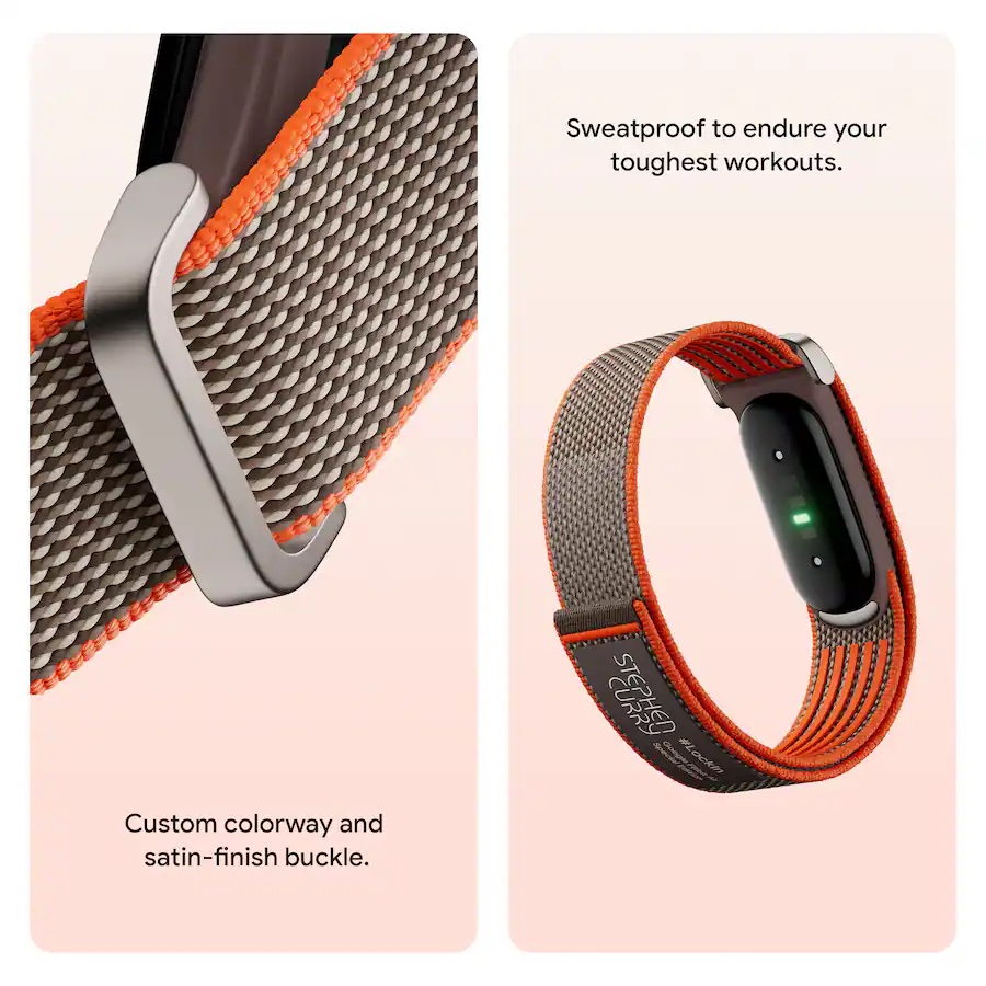 Vòng theo dõi sức khỏe Google Fitbit Air - Special Edition (Rye)