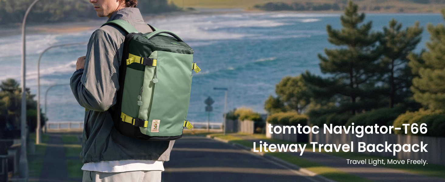 Balo Tomtoc Navigator T66 Liteway 40L (Collab GCORES INDUSTRIES Trail Wanderer)