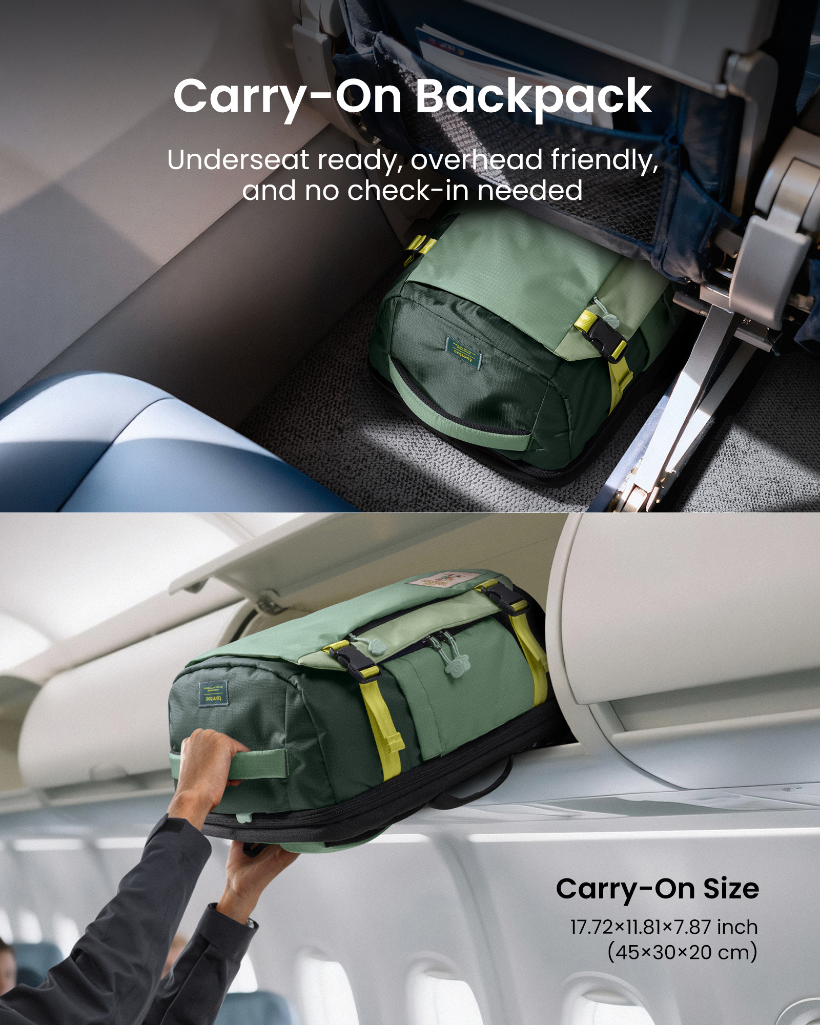 Balo Tomtoc Navigator T66 Liteway 40L (Collab GCORES INDUSTRIES Trail Wanderer)