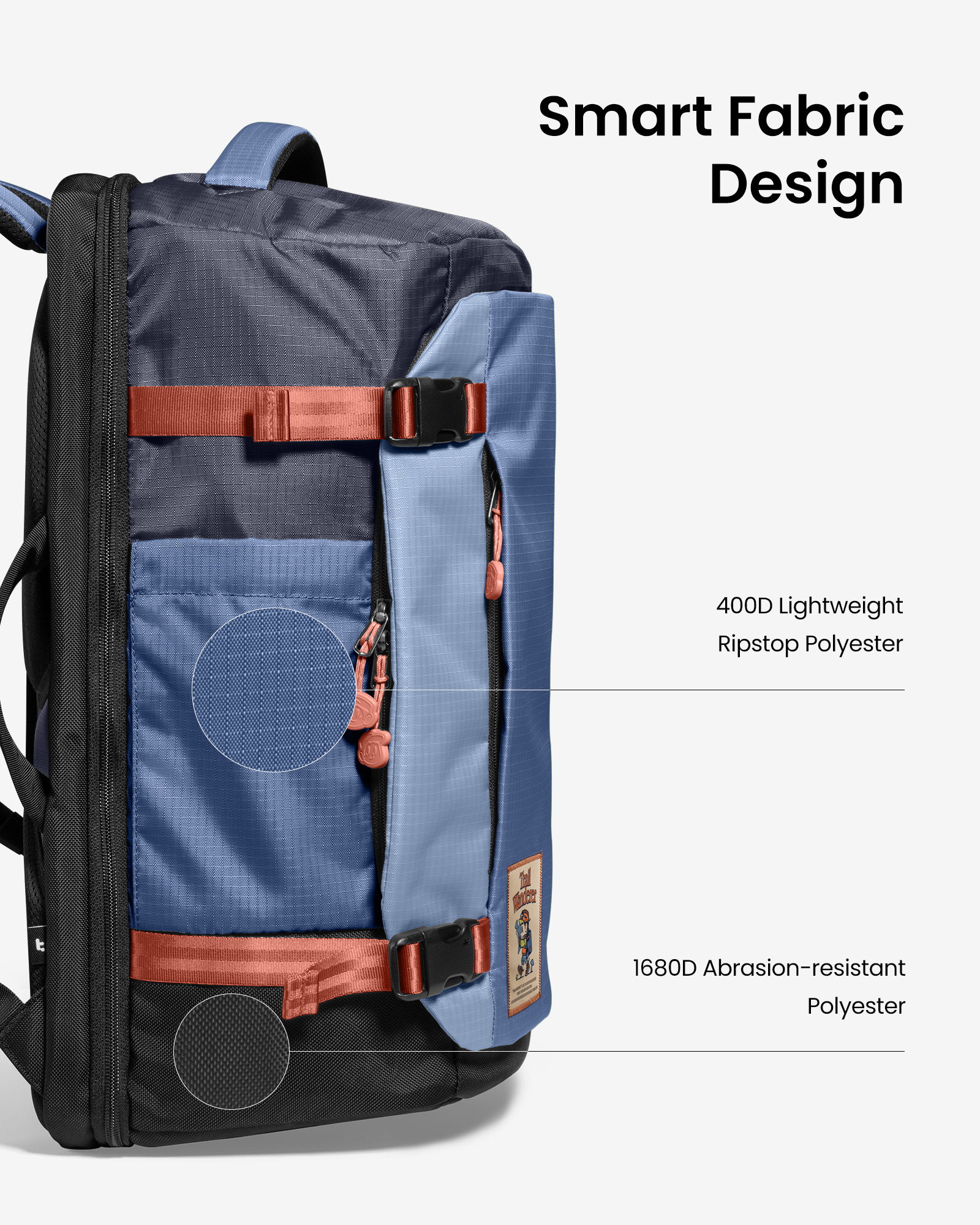 Balo Tomtoc Navigator T66 Liteway 40L (Collab GCORES INDUSTRIES Trail Wanderer)