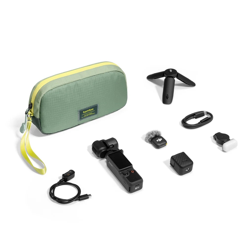 Túi đựng phụ kiện Tomtoc T12 Essential Tech Organizer Pouch 1L (Collab GCORES INDUSTRIES Light)