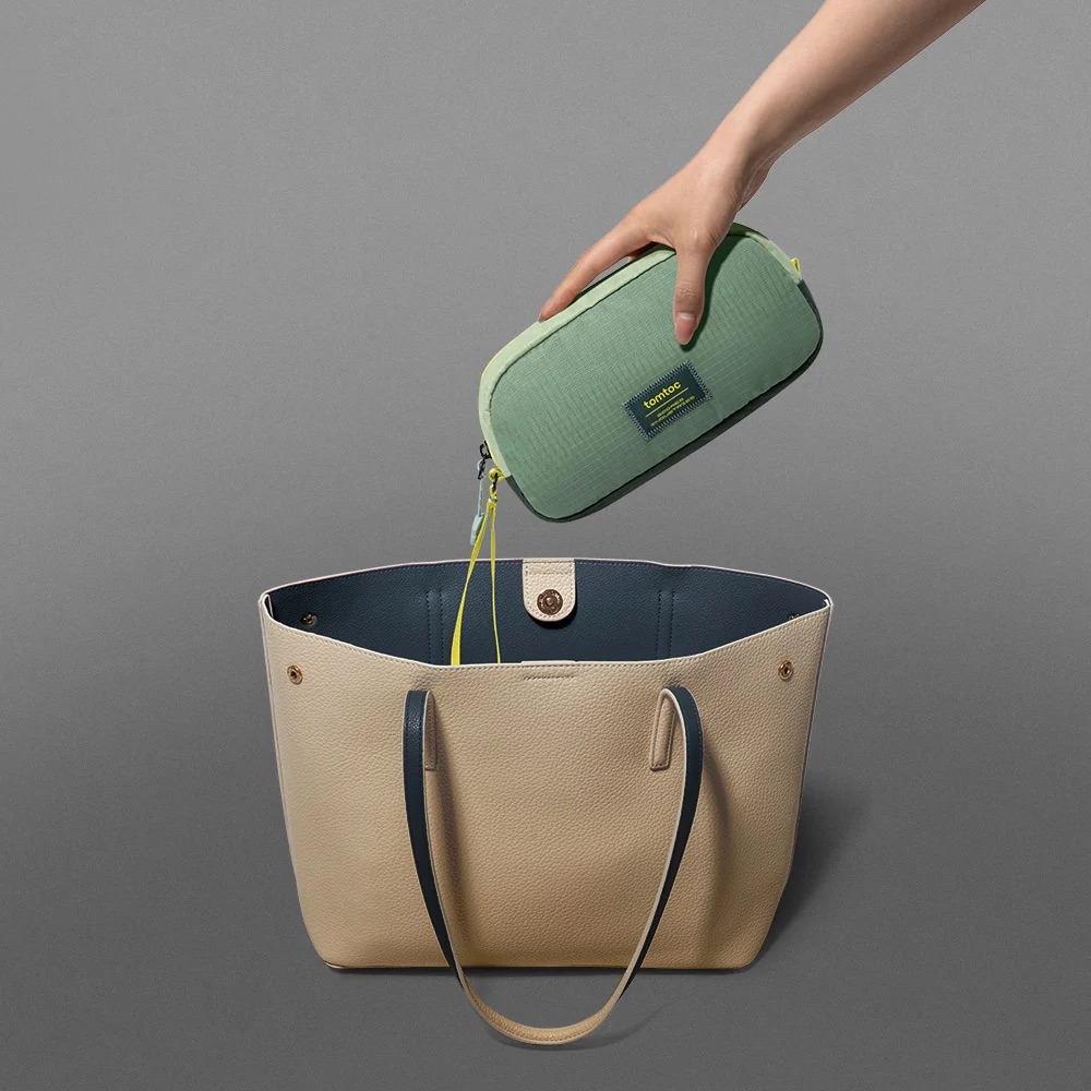 Túi đựng phụ kiện Tomtoc T12 Essential Tech Organizer Pouch 1L (Collab GCORES INDUSTRIES Light)