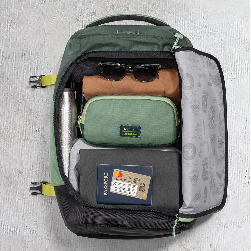 Túi đựng phụ kiện Tomtoc T12 Essential Tech Organizer Pouch 1L (Collab GCORES INDUSTRIES Light)