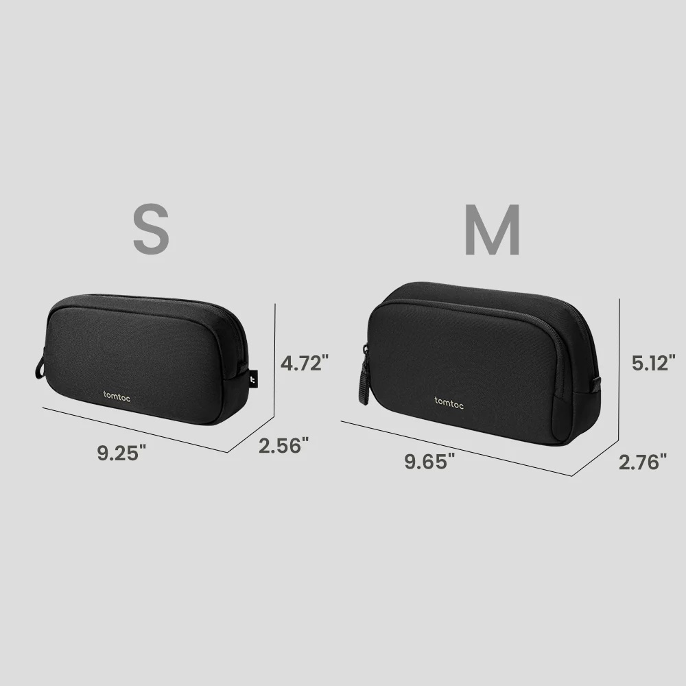 Túi đựng phụ kiện Tomtoc T12 Essential Tech Organizer Pouch 1L (Collab GCORES INDUSTRIES Light)