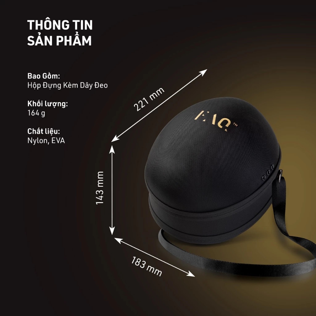 Hộp đựng Foreo FAQ 200 Travel Case – Durable Storage for FAQ 201 & FAQ 202 Face Masks