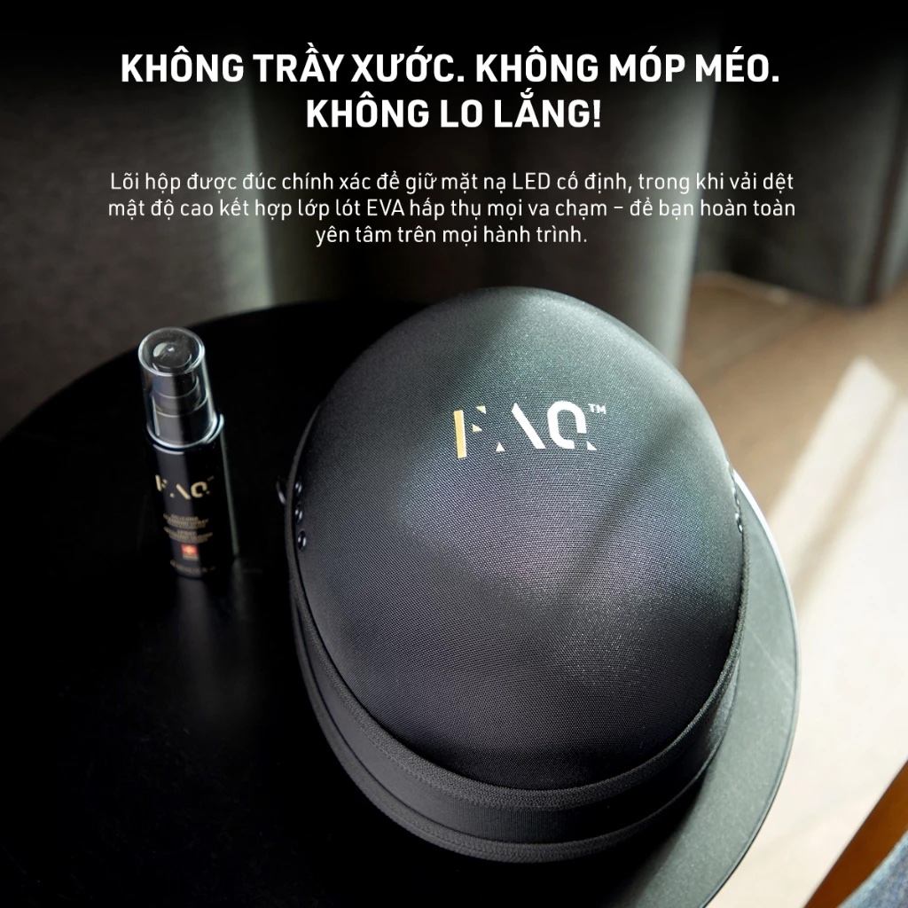 Hộp đựng Foreo FAQ 200 Travel Case – Durable Storage for FAQ 201 & FAQ 202 Face Masks