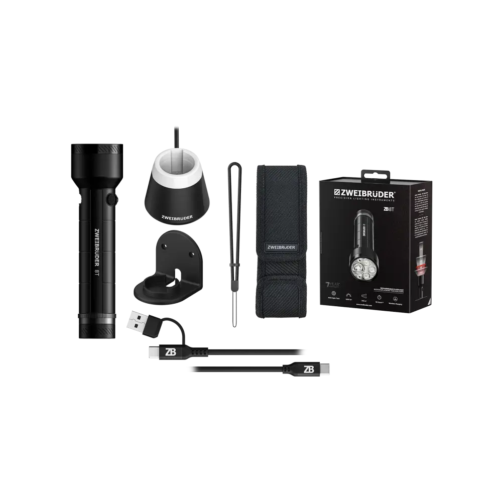 Đèn pin Zweibruder ZB8T 4000 lumen