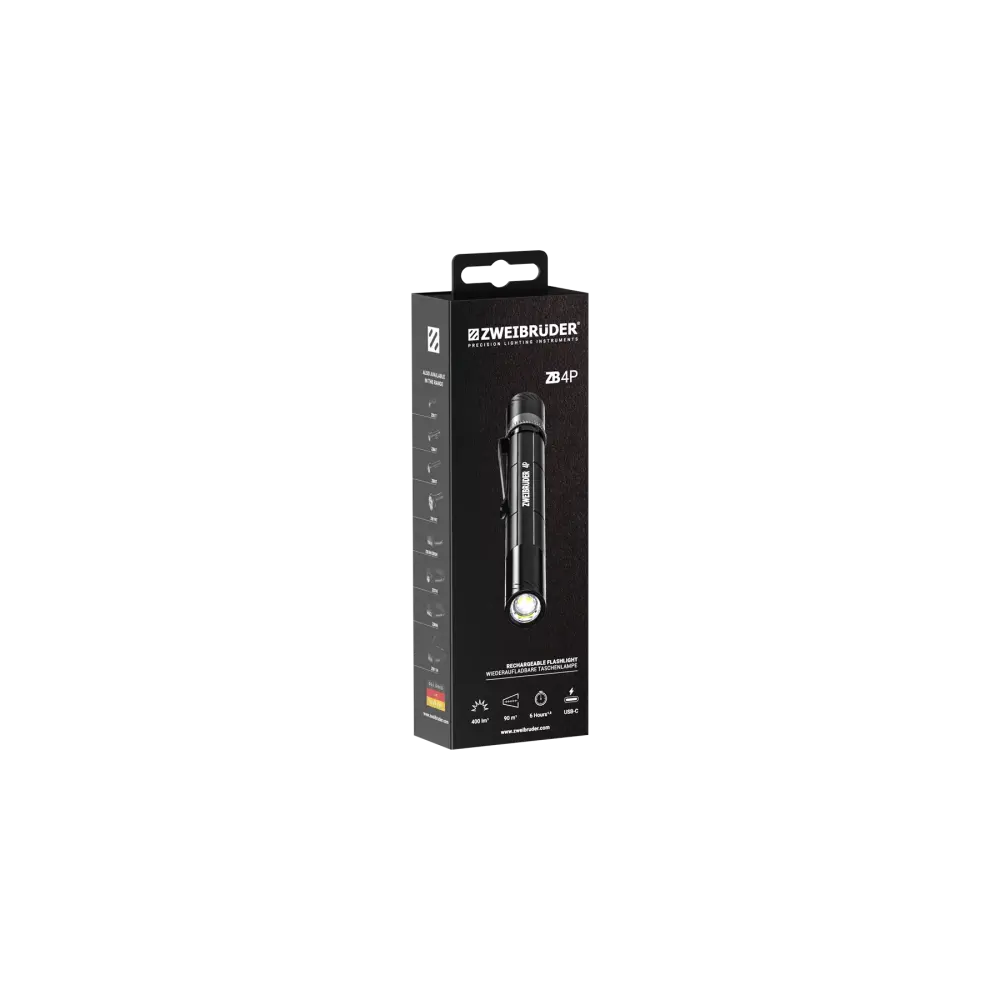 Đèn pin Zweibruder ZB4P 400 lumen