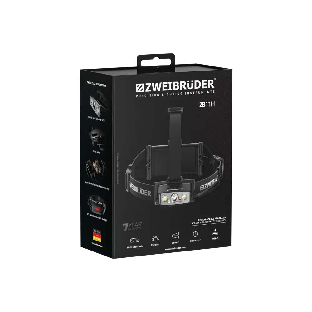 Đèn pin đội đầu Zweibruder ZB11H 2500 lumen