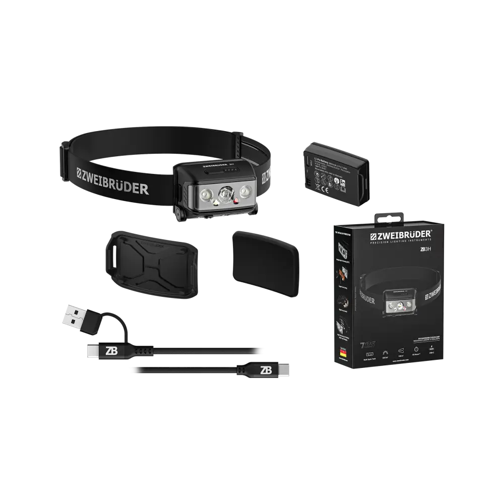 Đèn pin đội đầu Zweibruder ZB3H 600 lumen
