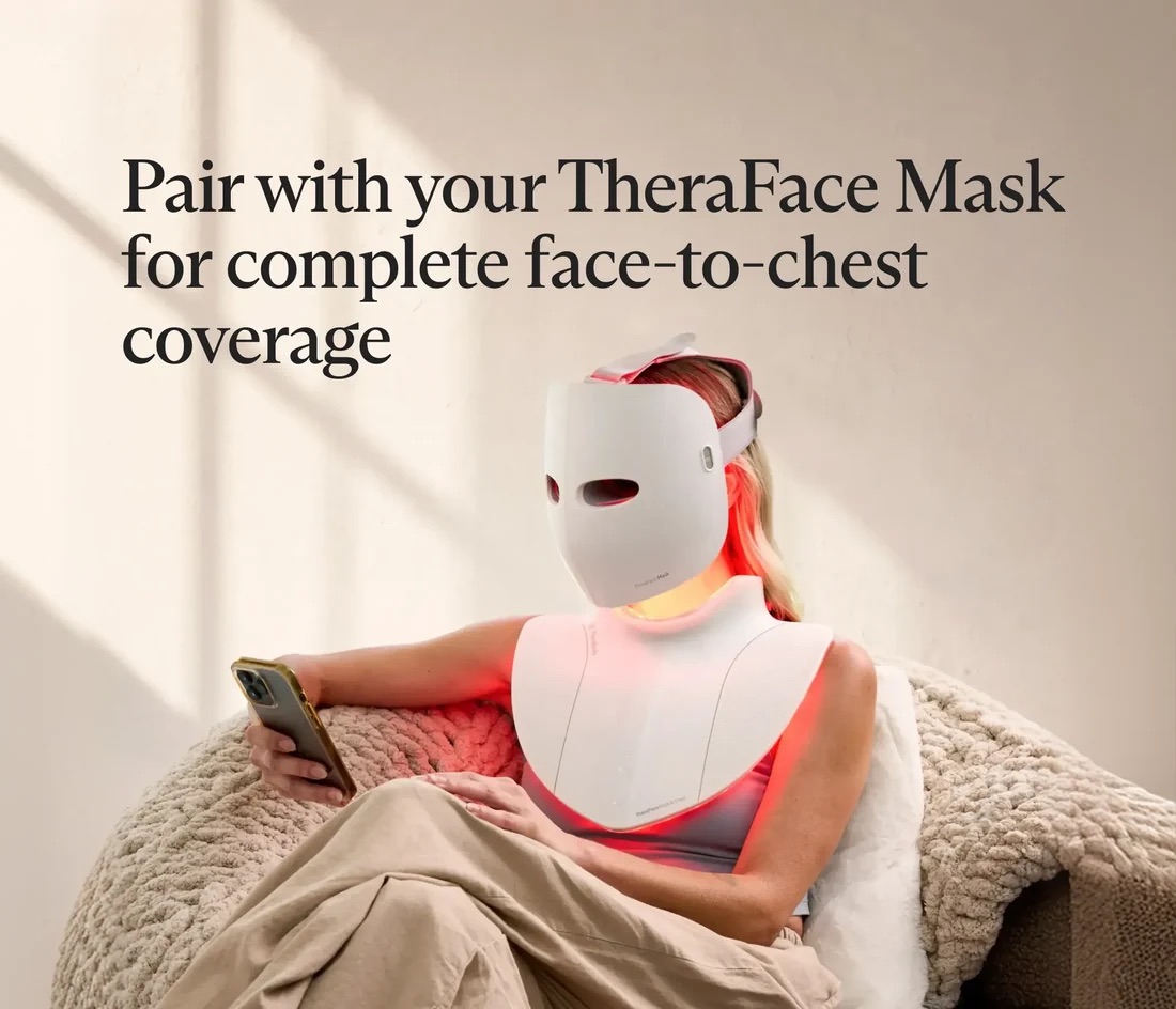 Thiết bị chăm sóc da cổ và ngực Therabody Neck & Chest LED
