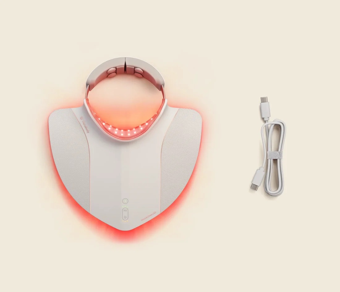 Thiết bị chăm sóc da cổ và ngực Therabody Neck & Chest LED