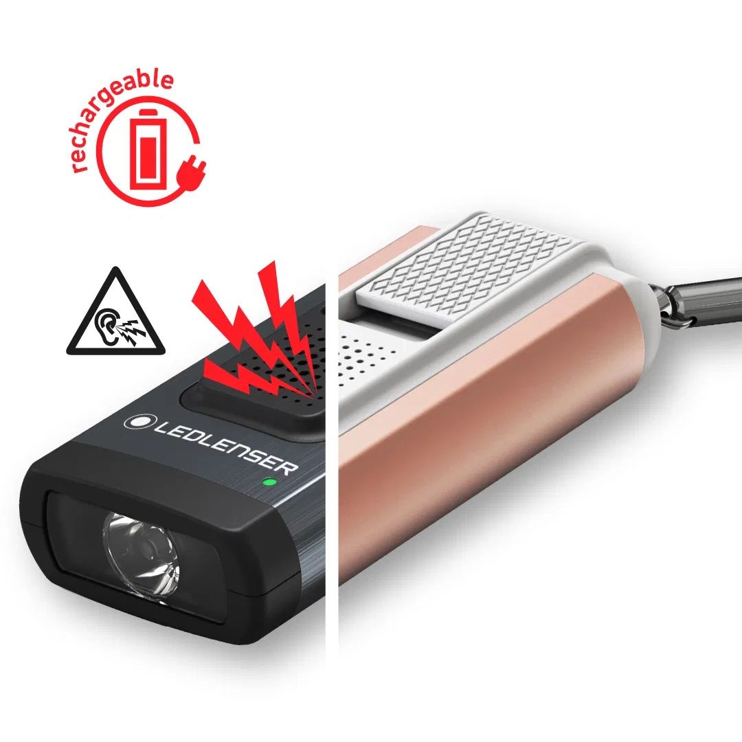 Đèn pin móc khóa Ledlenser K6R Safety (400lm)