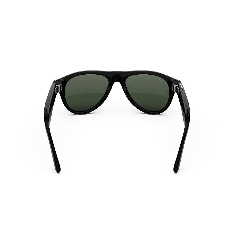 Kính thông minh Ray-Ban Meta Aviator (Gen 3) - Shiny Black Frame/Transitions Graphite Green Lenses
